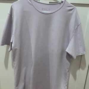 BYLT drop cut lux Men's Lavender Shirt